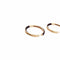 Boucles d'oreilles Boucles d'oreilles Pomellato, "Tango", or rose, saphirs roses. 58 Facettes 35230