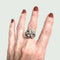 Bague 61.5 Bague Rétro Diamants 58 Facettes Q905A