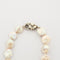 Collier Collier de perles Keishi blanche, fermoir argent 58 Facettes
