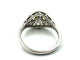Bague 55 Bague Art-Déco Dôme en or et platine ornée de diamants 58 Facettes