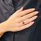 Bague Bague solitaire en or jaune, grenat 3 carats 58 Facettes 2508017