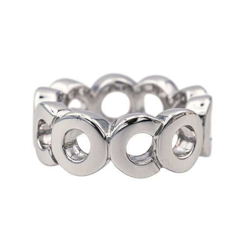 Bague 50 Chanel Bague Coco Or blanc 58 Facettes 3911601RV