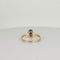 Bague Bague en or jaune avec spinelle naturelle ovale violette 58 Facettes 2504088