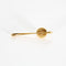 Broche Broche or jaune, cristal de roche 58 Facettes GULK214