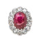 Bague 51 Bague  Pompadour  Platine Rubis, Diamant 58 Facettes 4387241CN