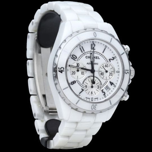 Montre Chanel Montre J-12 Chronographe Automatique Céramique 58 Facettes MT42482