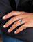 Bague 53 Bague Dôme en or jaune, saphir et diamants 58 Facettes