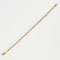 Bracelet Gourmette or jaune 58 Facettes LP155