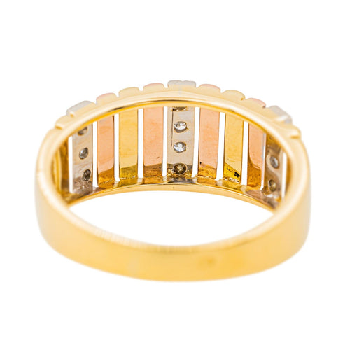 Bague 57 Bague Or jaune, Or rose, Or blanc Diamant 58 Facettes 3400446CN