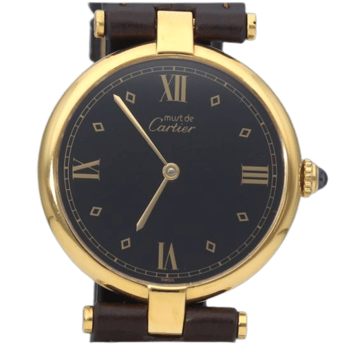 Montre Cartier Montre Must De Cartier Vermeil 58 Facettes MT42961