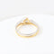Bague Bague solitaire bicolore avec diamant taille brillant 58 Facettes 129595