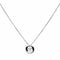 Garel Collier Solitaire  Or blanc Diamant