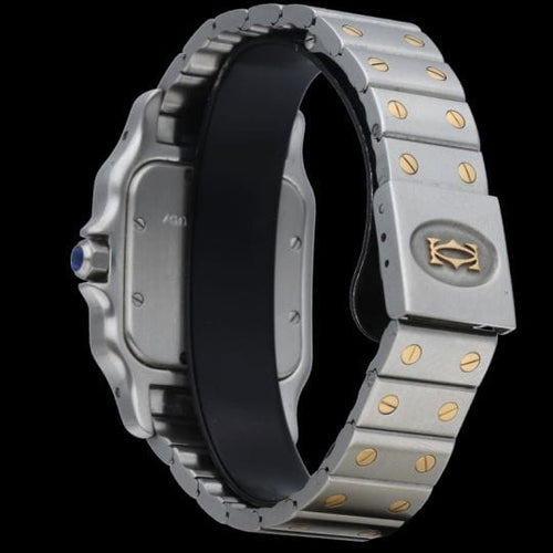 Montre Montre à quartz Cartier Santos Galbee 58 Facettes MT41293