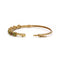 Bracelet Rigide - Or, Péridots et Rubis