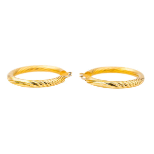 Boucles d'oreilles Boucles d'oreilles  Créoles Or jaune 58 Facettes 4343334RV