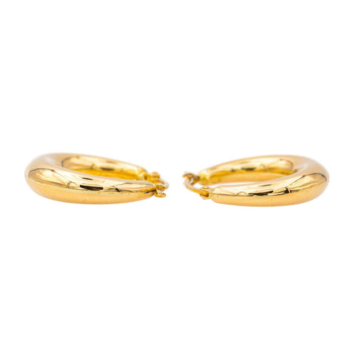 Boucles d'oreilles Boucles d'oreilles Créoles Or jaune 58 Facettes 3755167CN