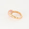 Bague 54 POMELLATO - Luna - Bague or jaune et quartz rose 58 Facettes 250091