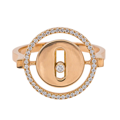 Bague 54 Bague Messika Lucky Move Or rose Diamant 58 Facettes 4342796RV