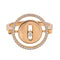 Bague 54 Bague Messika Lucky Move Or rose Diamant 58 Facettes 4342796RV