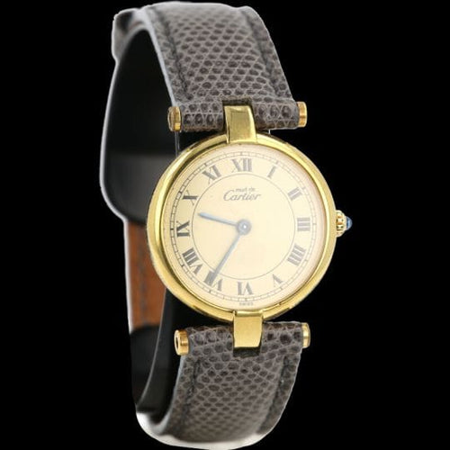 Montre Cartier Montre Must De Cartier Vermeil 58 Facettes MT44860