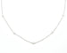 Collier Collier en or blanc et diamants 0,33 ct 58 Facettes 12942