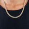 Collier Collier pavé de diamants or jaune 58 Facettes