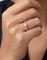 Bague 53 CARTIER - Bague étincelle en or rose et diamant 58 Facettes CARTIER-ETC-1546