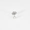 Paire de boutons d'oreilles en or gris et diamants