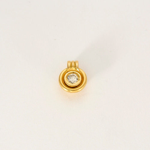Pendentif L'Unique Pendentif or jaune diamant 58 Facettes LP911/BET