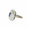 Bague 53 Bague en platine avec diamants et saphirs 58 Facettes Q185B