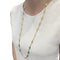 Collier Collier CHAUMET en or jaune et émail « plique-à-jour ». 58 Facettes 34785