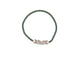 Bracelet bracelet FRED chance infinie mm diamants & chaine or blanc +cable vert 58 Facettes 263860