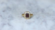 Bague 59 Bague ancienne grenat et diamants 58 Facettes