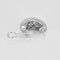 Boucles d'oreilles Paire de Demi-Créoles en or blanc et diamants 58 Facettes RAM3261X2