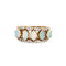 Bague 46 Bague diamant opale vintage des années 60 en or jaune 14 carats 58 Facettes G13166