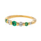 Bague 54 Bague Or jaune Emeraude 58 Facettes 3622952CN