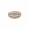Bague Art Deco 1.50 Carat Diamond Gold Band Ring 58 Facettes