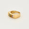 Bague 51,5 Bague or jaune, aigue marine, péridot, citrine, améthyste 58 Facettes RAM26392