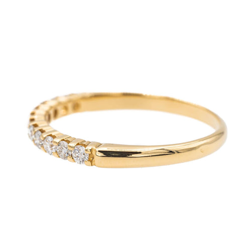 Bague 50 Bague Demi alliance Or jaune Diamant 58 Facettes 2713677CN