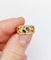 Bague 55 Bague bandeau art nouveau or 18k ornée de saphirs navette, de diamants et de décorations fleuries 58 Facettes A04687