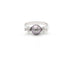 Bague Bague en or blanc avec perle de Tahiti et diamants 58 Facettes