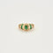Bague 55 BAGUE FLEUR DIAMANTS ET EMERAUDES 58 Facettes BO/230103