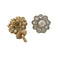 Boucles d'oreilles Boucles d'oreilles Art déco des années 1930-1935 en or 18 carats et platine, serties de diamants (1,44 carat) et de perles. 58 Facettes Q322B(964)