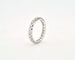Bague Bague d'éternité en or blanc 58 Facettes