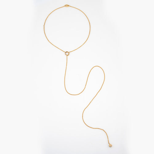 Collier Collier Cartier Pampilles Lariat en or 18 carats Trinity ajustable signé 58 Facettes G14217