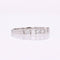 Bague 53 Demi alliance platine diamants 58 Facettes 24-288