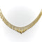 Collier Collier à franges graduées en or 14 carats de style victorien 58 Facettes