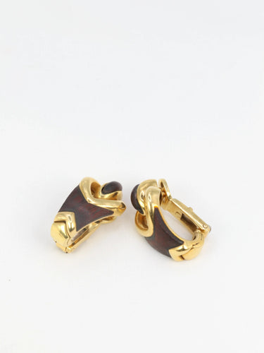 Boucles d'oreilles Boucles d’oreilles en or et Bois d’amourette 58 Facettes 521