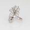 Bague 54 Bague Art Déco vintage en diamant 1 carat, taille 4,5, cocktail en grappe, bijou de succession raffiné 58 Facettes G13577