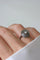 Bague 52 Bague Cible Ronde Art Déco Diamants 58 Facettes